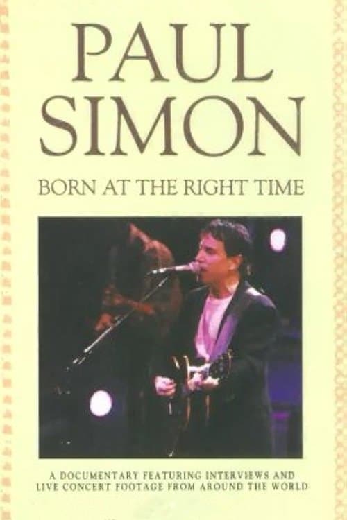 Paul Simon:  Born at the Right Timeのポスター