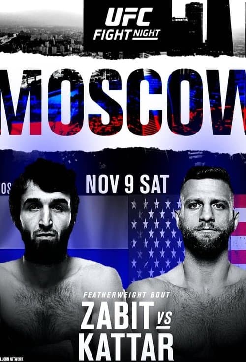 UFC Fight Night 163: Magomedsharipov vs. Kattarのポスター