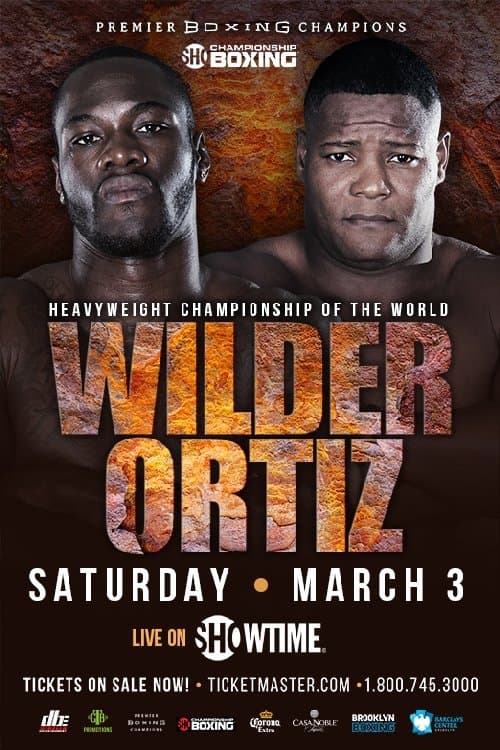 Deontay Wilder vs. Luis Ortizのポスター