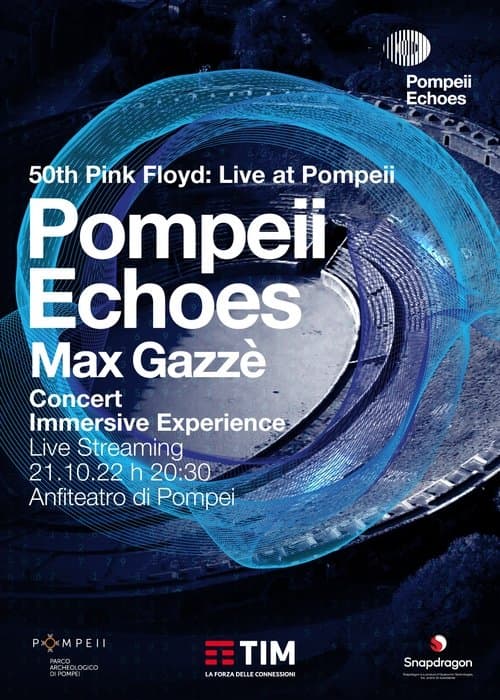 Pompeii Echoes - Max Gazzèのポスター