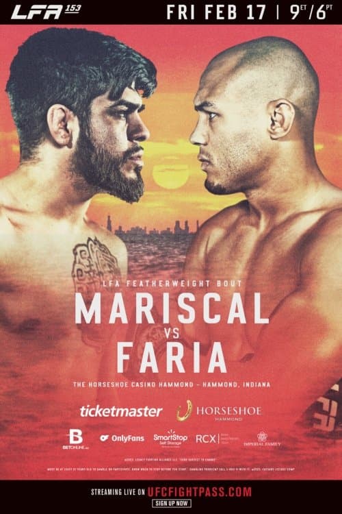 LFA 153: Mariscal vs. Fariaのポスター