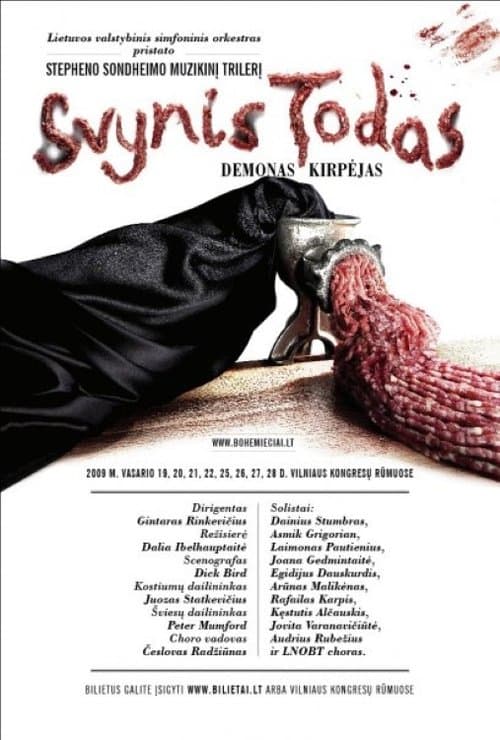 Sweeney Todd: the Demon Barber of Fleet Streetのポスター