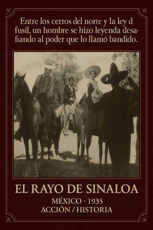 El rayo de Sinaloaのポスター