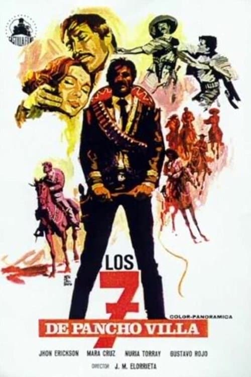 Los siete de Pancho Villaのポスター