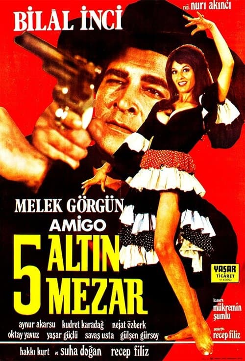 Hey Amigo: Beş Altın Mezarのポスター