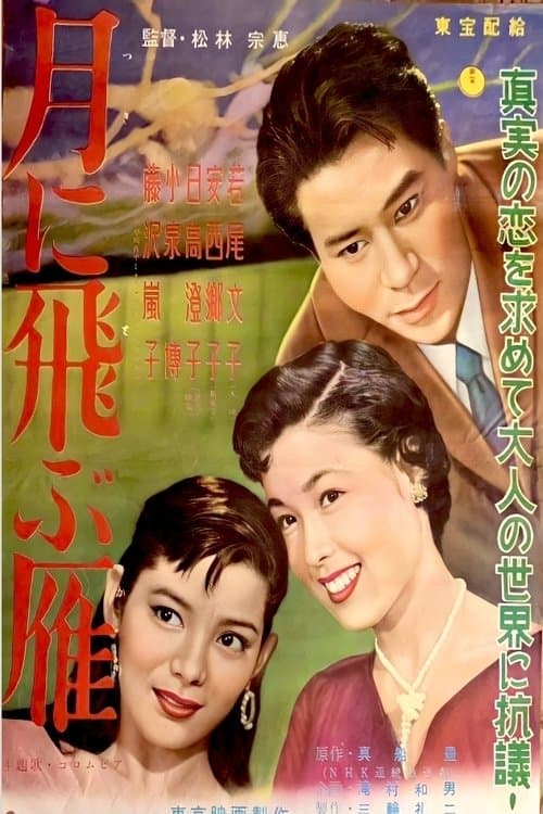 月に飛ぶ雁のポスター