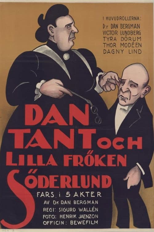 Dan, Tant och lilla fröken Söderlundのポスター
