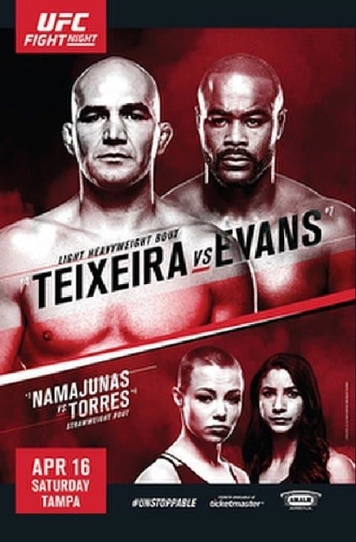 UFC on Fox 19: Teixeira vs. Evansのポスター