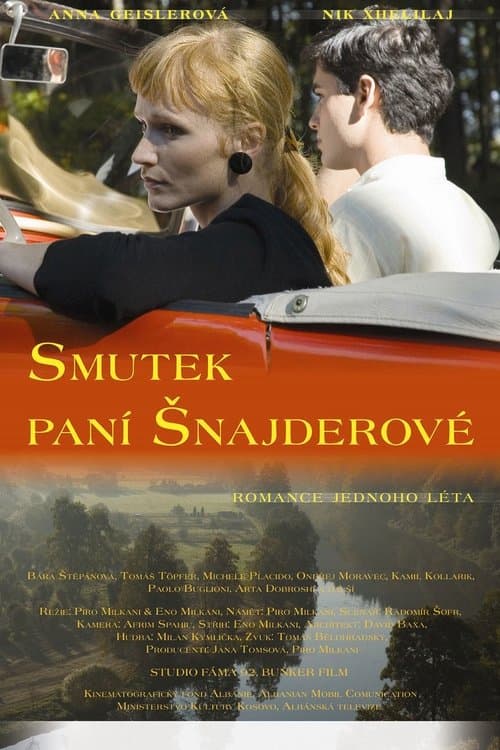 Smutek paní Šnajderovéのポスター