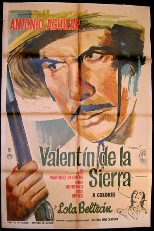 Valentín de la Sierraのポスター