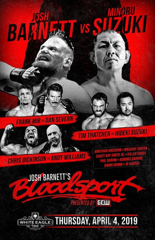 GCW: Josh Barnett’s Bloodsportのポスター
