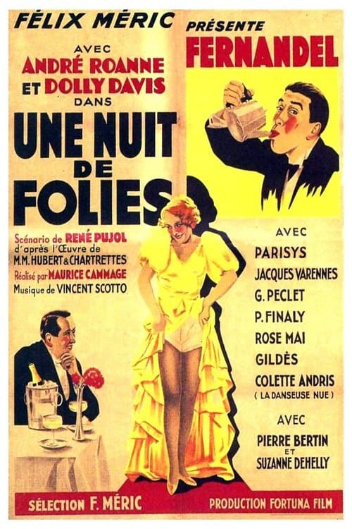 Une nuit de foliesのポスター