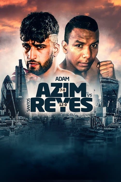 Adam Azim vs. Santos Reyesのポスター