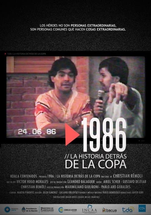 1986. La historia detrás de la Copaのポスター