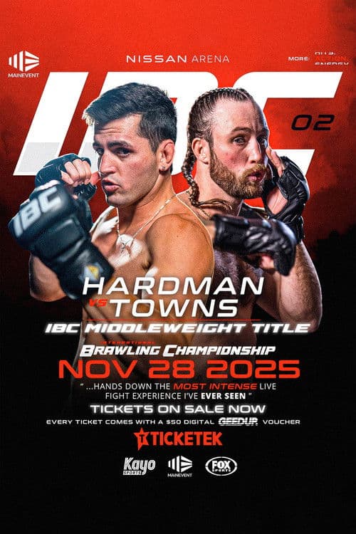 IBC 02: Hardman vs. Townsのポスター
