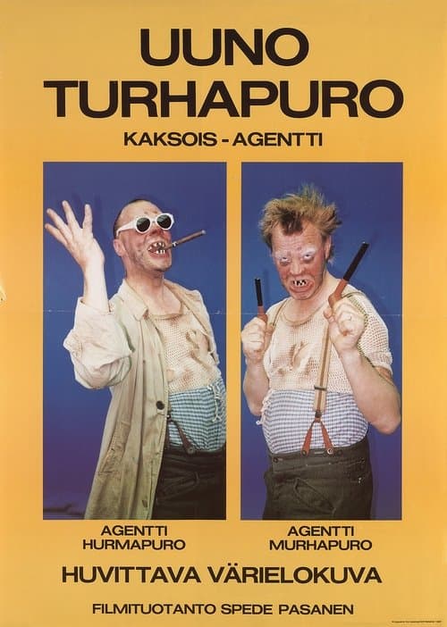 Uuno Turhapuro kaksoisagenttiのポスター