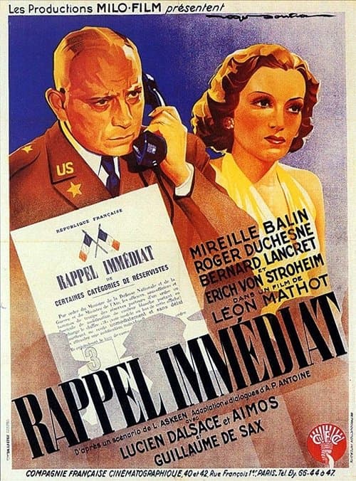 Rappel immédiatのポスター