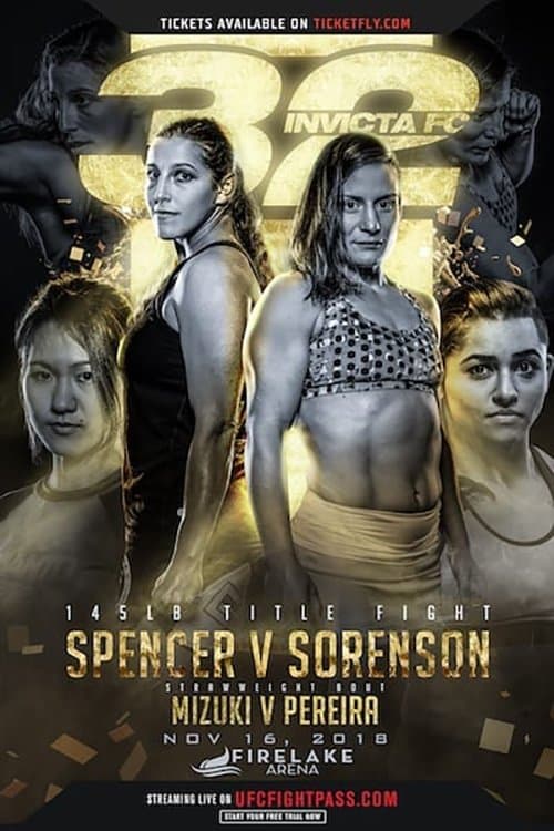 Invicta FC 32: Spencer vs. Sorensonのポスター
