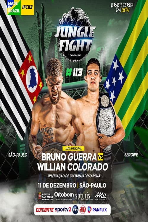 Jungle Fight 113のポスター