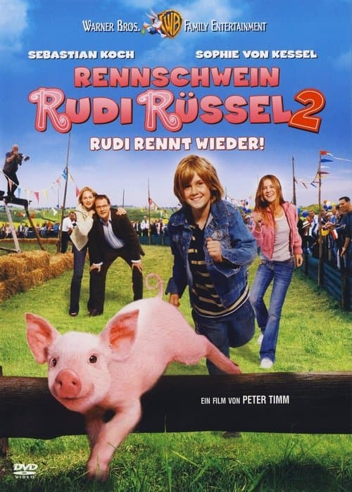 Rennschwein Rudi Rüssel 2 - Rudi rennt wieder!のポスター