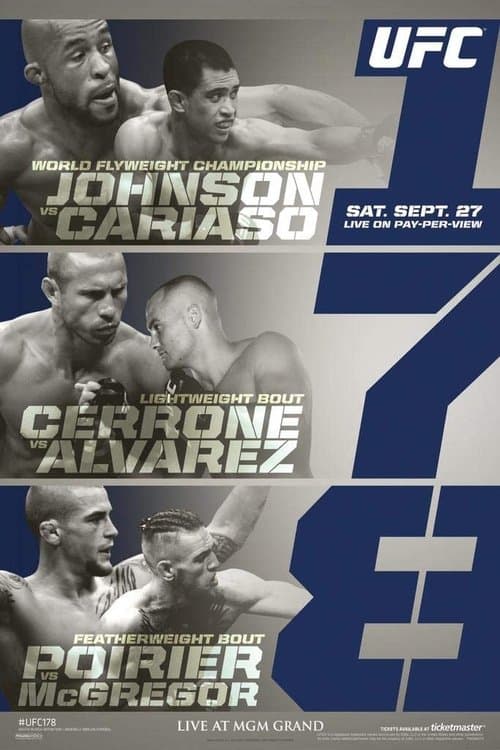 UFC 178: Johnson vs. Cariasoのポスター