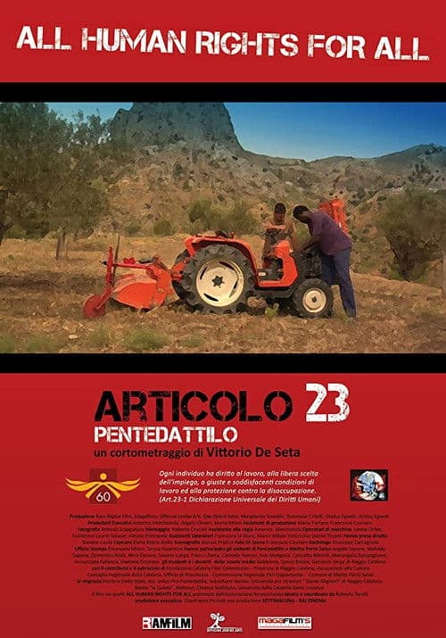 Articolo 23 (Pentedattilo)のポスター