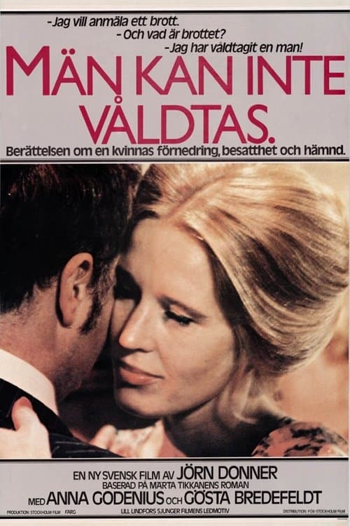 Män kan inte våldtasのポスター