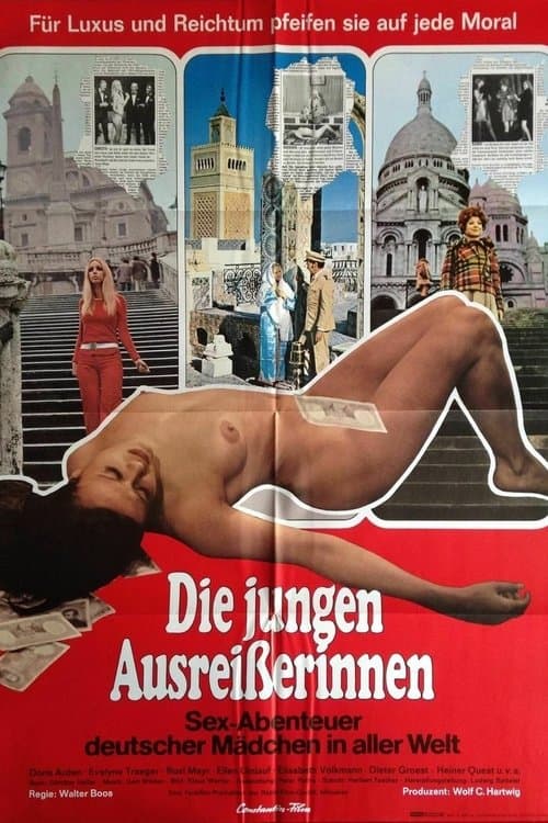 Die jungen Ausreißerinnen - Sex-Abenteuer deutscher Mädchen in aller Weltのポスター
