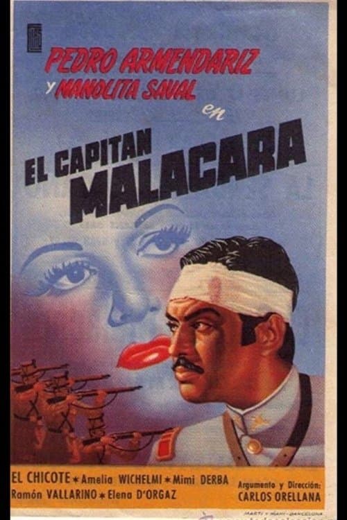 El capitán Malacaraのポスター