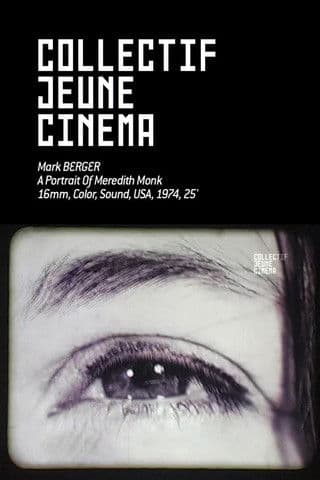 A portrait of Meredith Monkのポスター