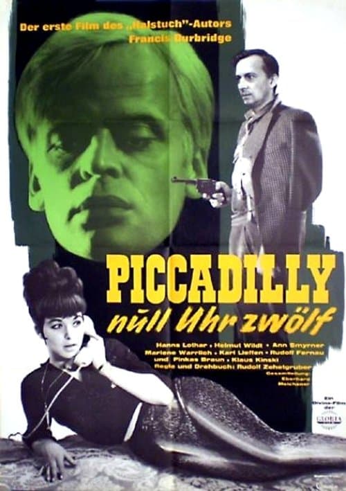 Piccadilly null Uhr zwölfのポスター