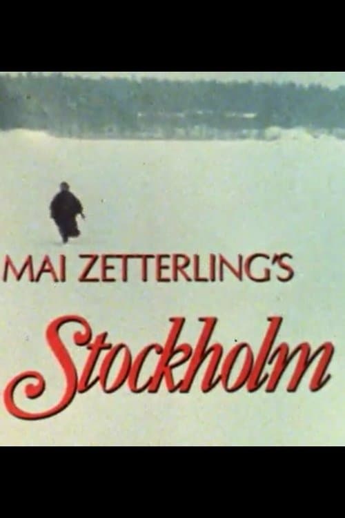 Mai Zetterling's Stockholmのポスター