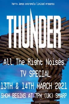 Thunder All The Right Noises TV Specialのポスター