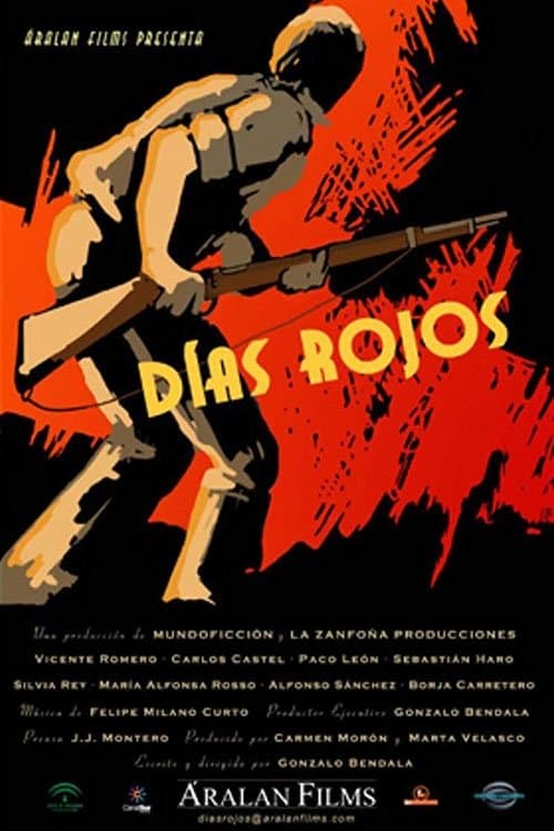 Días rojosのポスター