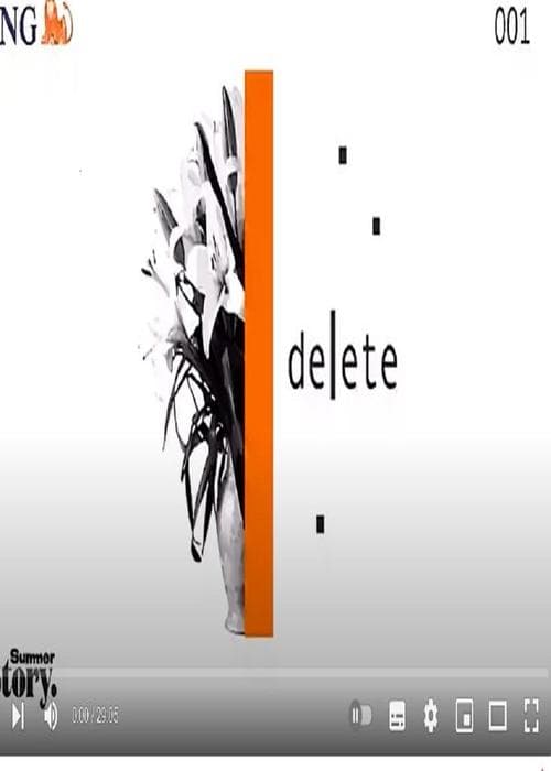 Deleteのポスター
