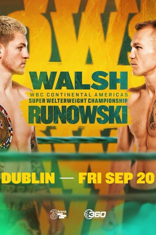 Callum Walsh vs. Przemyslaw Runowskiのポスター