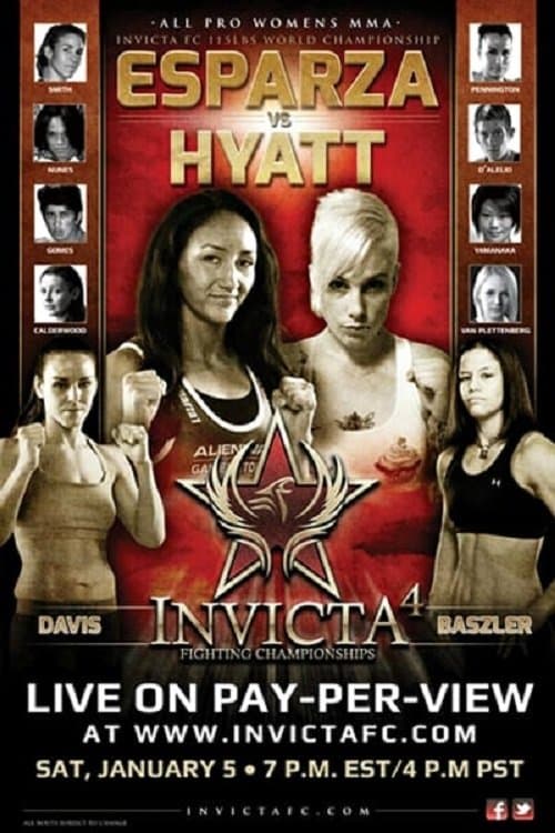Invicta FC 4: Esparza vs. Hyattのポスター