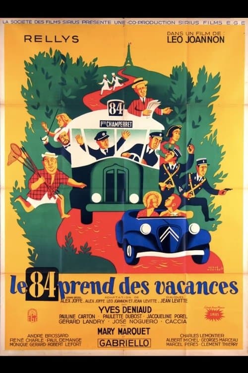 Le 84 prend des vacancesのポスター