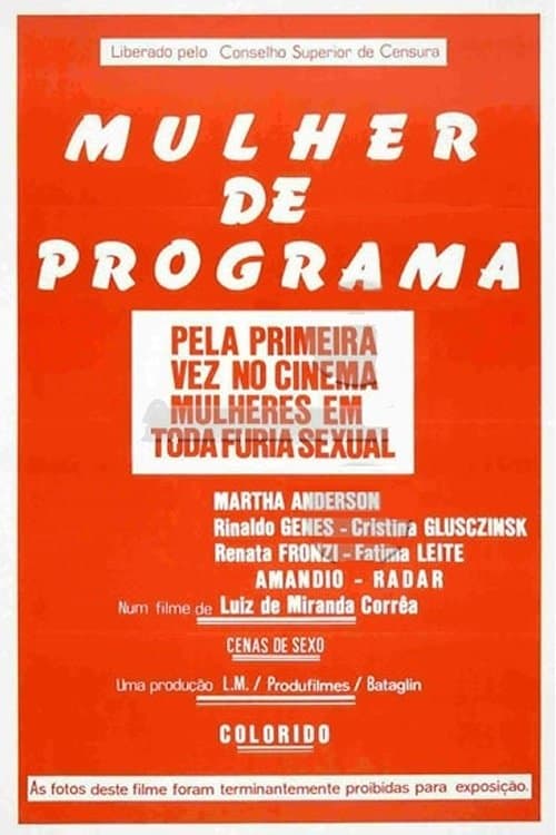 Mulher de Programaのポスター