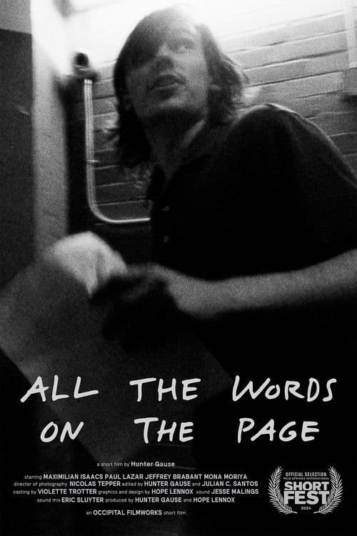 All the Words on the Pageのポスター