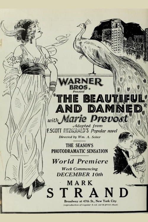The Beautiful and Damnedのポスター