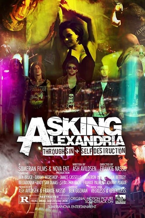 Asking Alexandria | Through Sin + Self Destructionのポスター