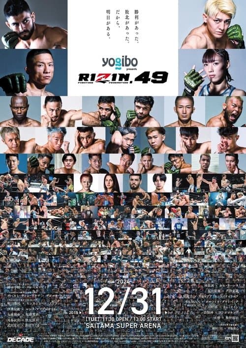 RIZIN DECADEのポスター