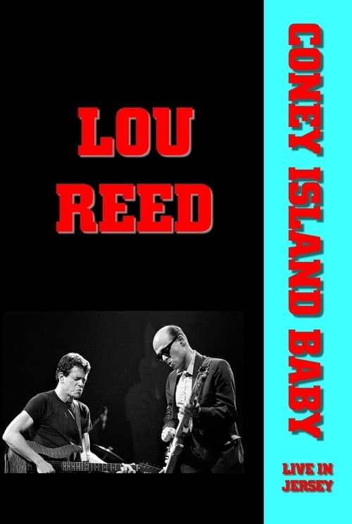 Lou Reed - Coney Island Baby Live in Jerseyのポスター