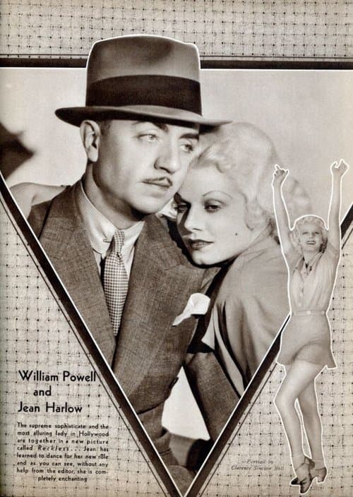 The Love Story of Jean Harlow and William Powellのポスター