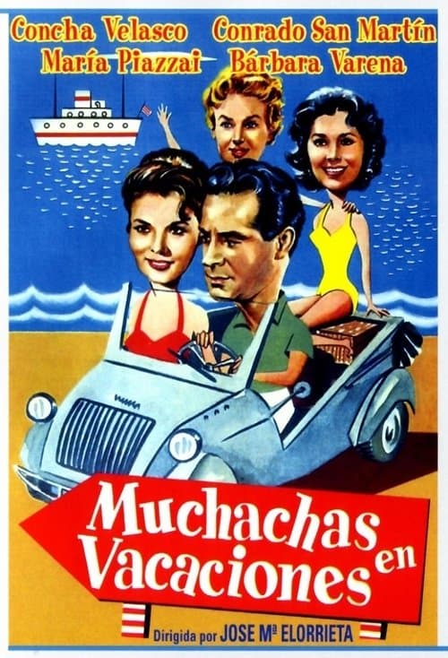 Muchachas en vacacionesのポスター