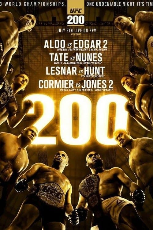 UFC 200: Tate vs. Nunesのポスター