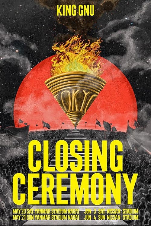 King Gnu Stadium Live Tour 2023 CLOSING CEREMONYのポスター