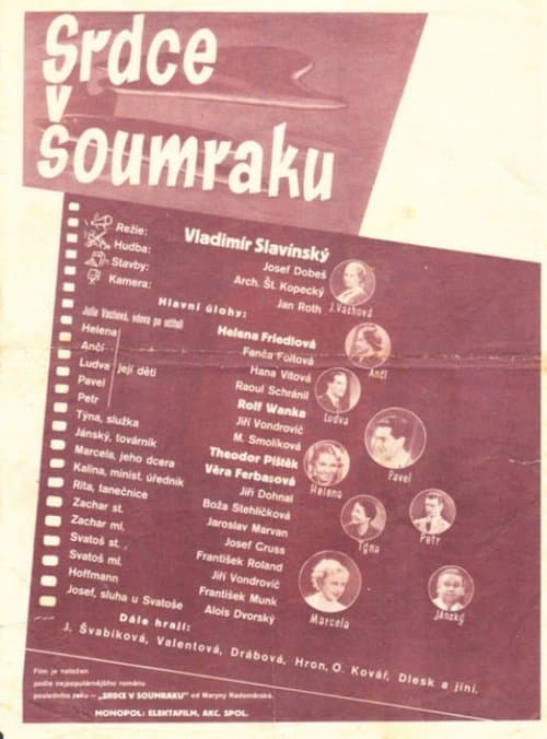 Srdce v soumrakuのポスター