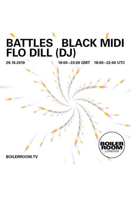Black Midi: Boiler Room London: Battles & Black Midiのポスター